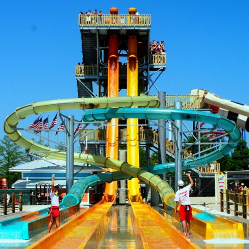 six flags slide